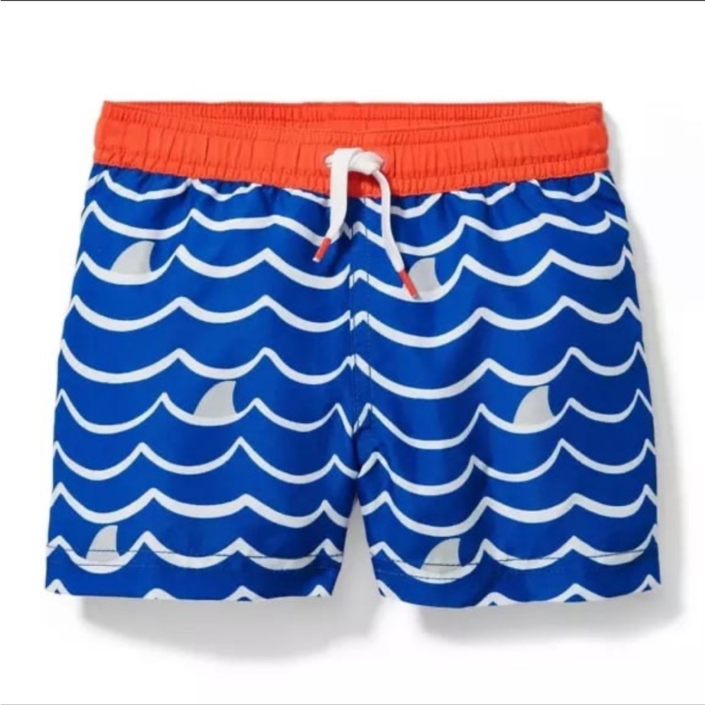 Janie and Jack Shark Swim Trunks
